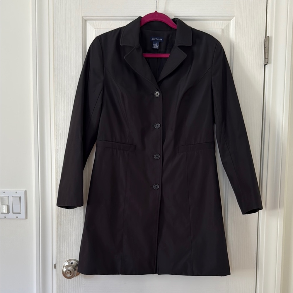 Ann Taylor classic black coat